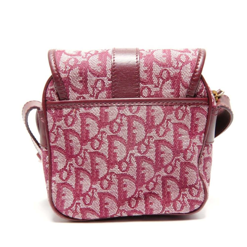 CHRISTIAN DIOR Red Canvas Trotter Shoulder Bag - Picture 2 of 12